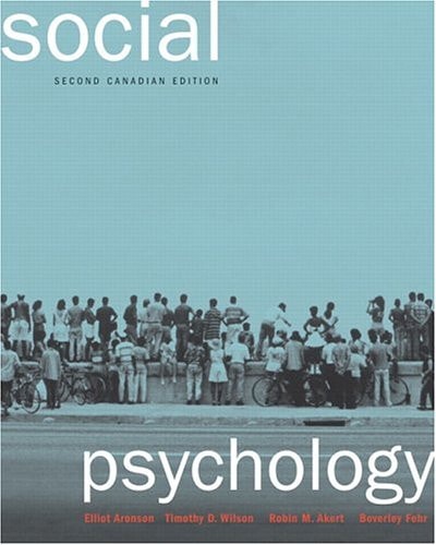 Social Psychology, Second Canadian Edition