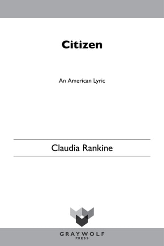 Citizen: An American Lyric
