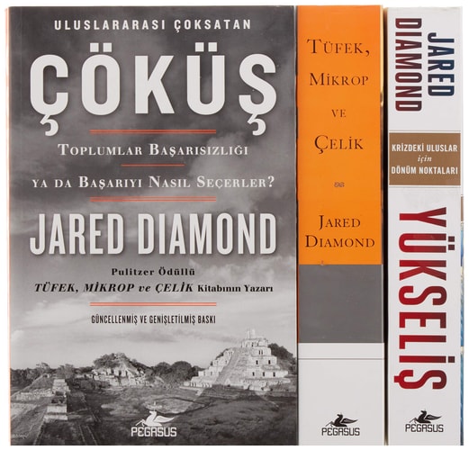 Jared Diamond Seti (3 Volumes Set): Tüfek Mikrop ve Çelik Üçlemesi