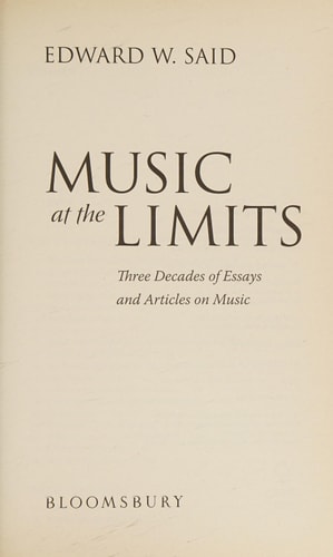 Music at the Limits