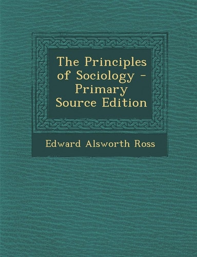 The Principles of Sociology