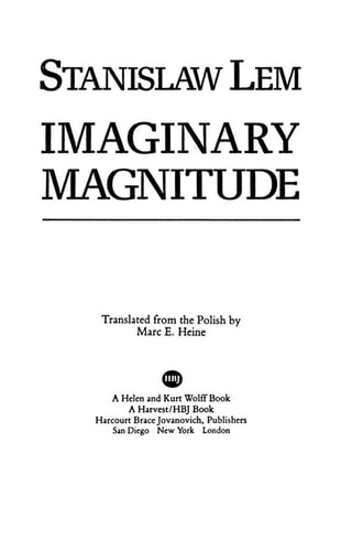 Imaginary Magnitude