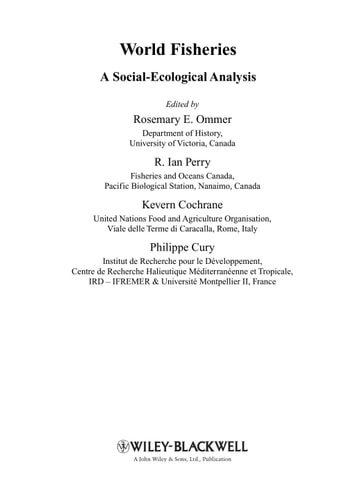 World Fisheries: A Social-Ecological Analysis