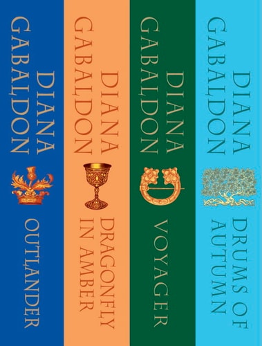 The Outlander Series Bundle: Books 1, 2, 3, and 4: Outlander, Dragonfly in Amber, Voyager, Drums of Autumn (Outlander Bundle)