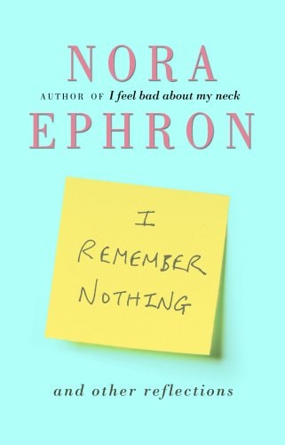 I Remember Nothing and other reflections