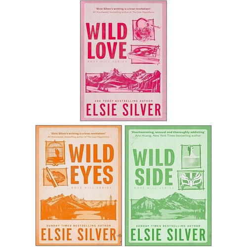 Rose Hill Series 3 Books Collection Set By Elsie Silver (Wild Love, Wild Eyes & Wild Side)