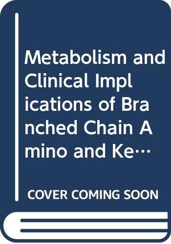 Metabolic Implic Chain Amino (Developments in biochemistry)