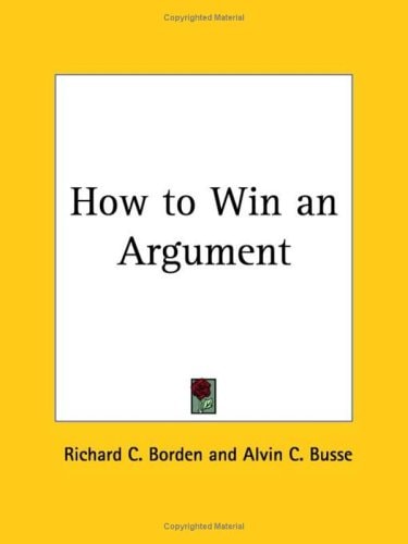 How to Win an Argument 1926