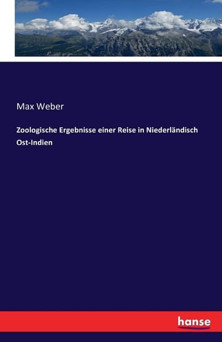 Zoologische Ergebnisse einer Reise in Niederländisch Ost-Indien