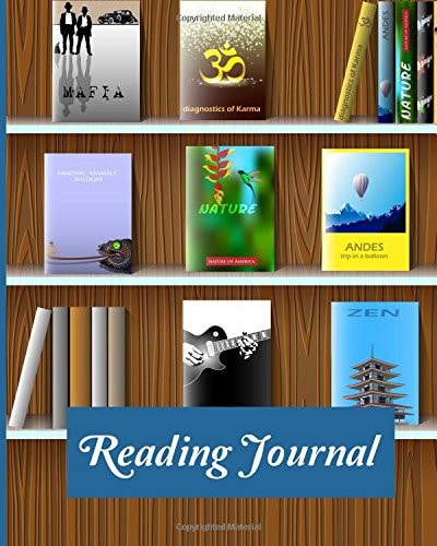 Reading Journal: Book Log Notebook : 120 Fiction or Non-Fiction Record Sheets : Review And Track Books Read