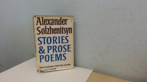 STORIES AND PROSE POEMS
