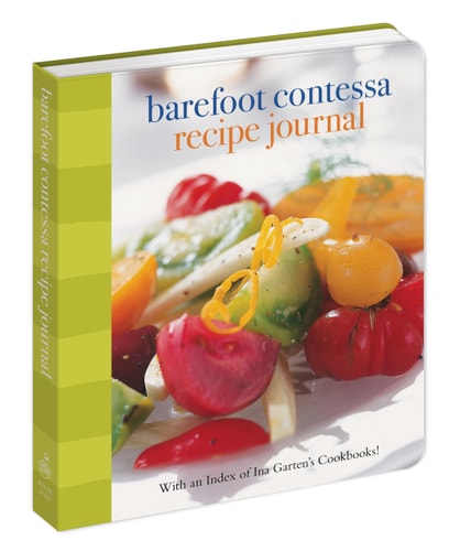 Barefoot Contessa Recipe Journal: With an Index of Ina Garten`s Cookbooks