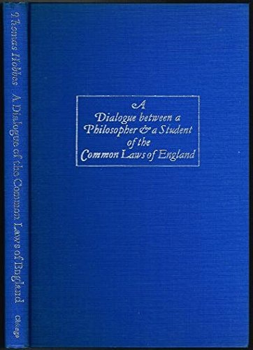 Dialogue Between a Philosopher and a Student of the Common Laws of England
