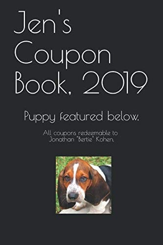 Jen`s Coupon Book, 2019