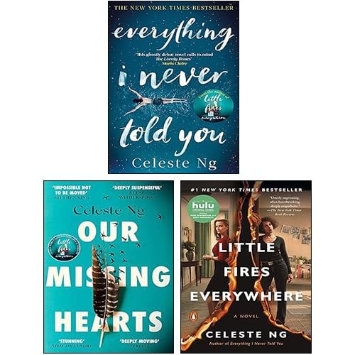 Little Fires Everywhere, Everything I Never Told You, Our Missing Hearts by Celeste Ng 3 Books Collection Set