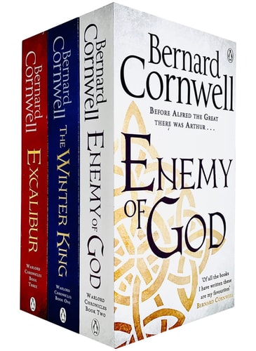 Warlord Chronicles Series Bernard Cornwell Collection 3 Books Set (Enemy of God, Excalibur, The Winter King)